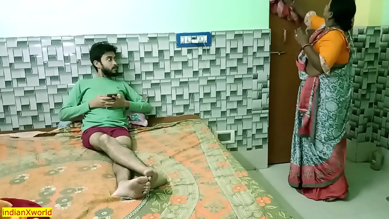 Indian young boy fucking a big boobs maid