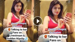 Sherlyn Chopra Nude Nipple Slip Boobs Video