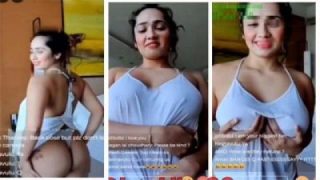Aditi Mistry Sexy Braless Boobs Live Leaked