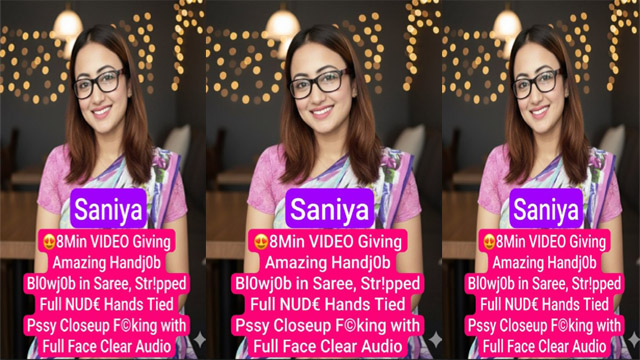 NRI Saniya Nude Sucking Dick In Sari