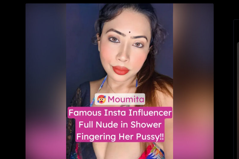 Insta Hottie Moumita Nude Big Boobs in Shower Tease Video