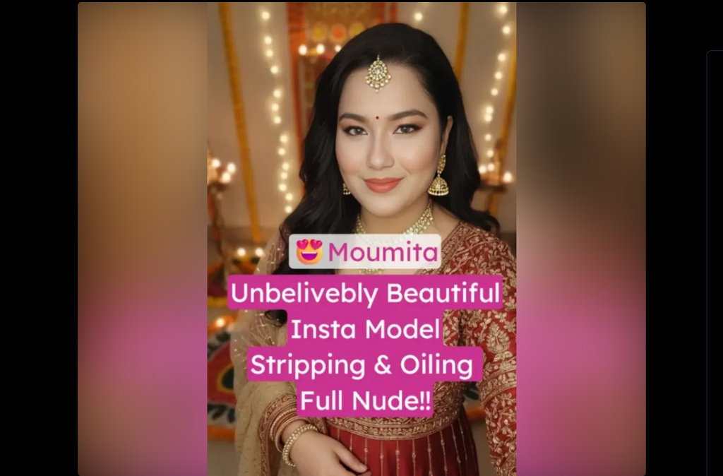 Insta Model Moumita Saha Striping & Oiling Her Sexy Body