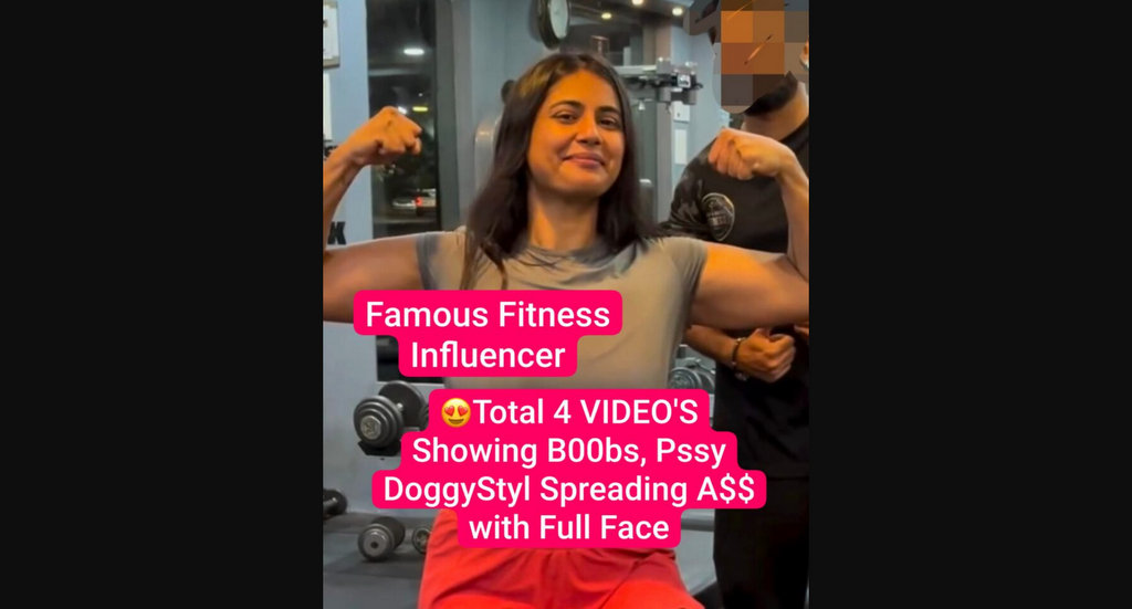 Famous Fitness Influencer Naked XXX Trending Boobs & Ass Tease Clip
