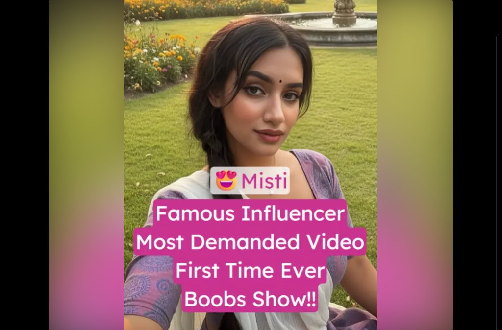Famous Influencer Misti Leaked Nude Boob Pressing & nipple Sucking