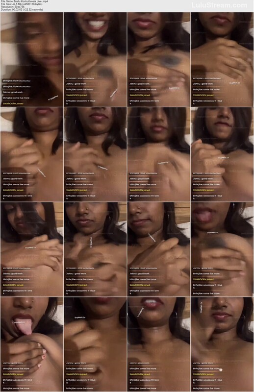 Mallu Kochuthresia Nude Sucking Boobs On Vip Live