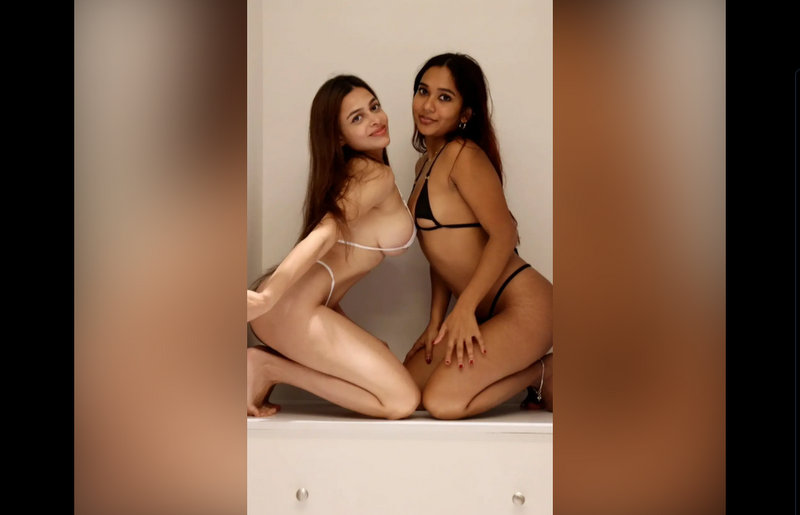 Ashwitha X Miaz naked Lesbian Sex Trailer