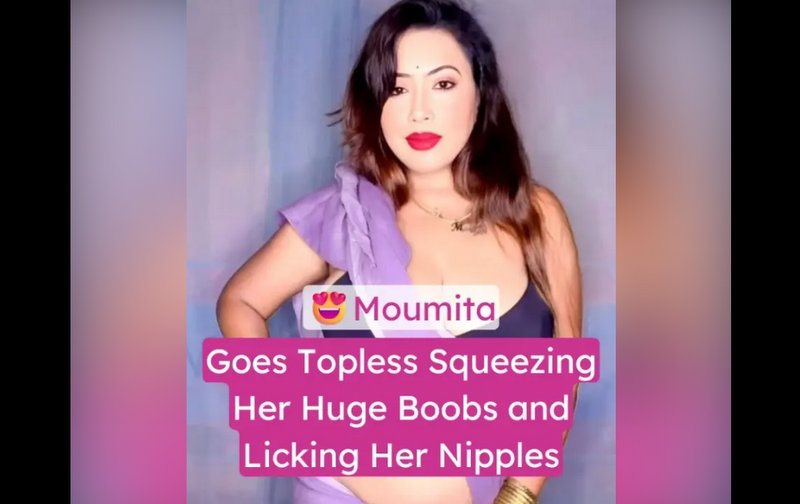 Insta Milf Moumita Naked Squeezing Her Big Boobs & Sucking Nipples Clip