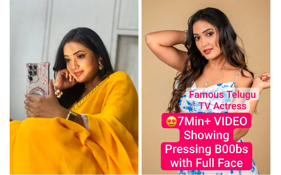 Famous Telugu TV Actress Naked Tango Live Revealing Her Big Tits with Full Face
