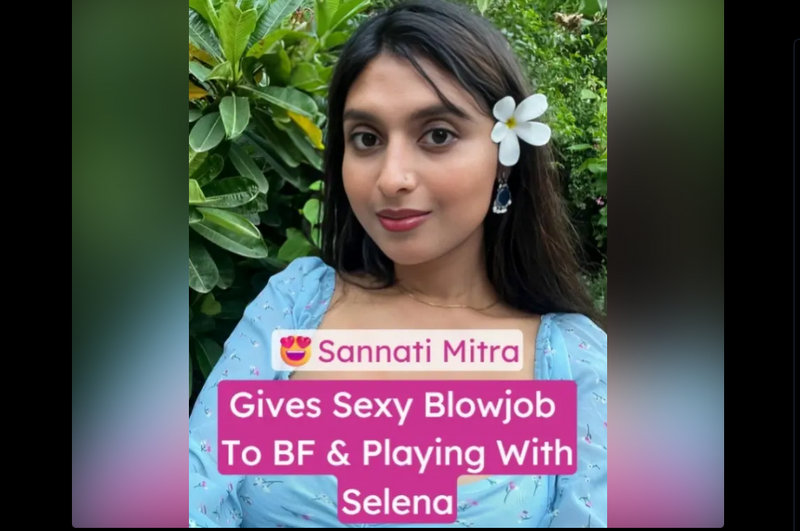 Sannati Mitra Naked XXX Sucking Dick For The First Time Leaked