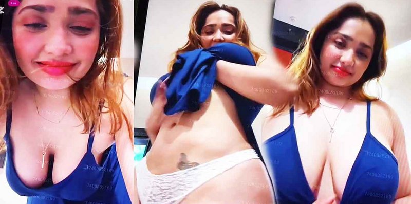 Aditi Mistry Naked Blue Top Boobs, Nipple & Huge Ass Tease Leaked Clip – Part 2