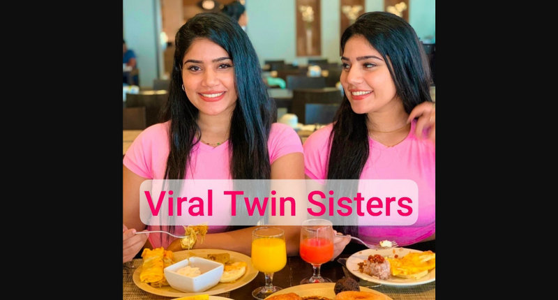 Beautiful Twin Sis Insta Influencer Viral Naked Stripping Big Tits & Pussy with Full Face