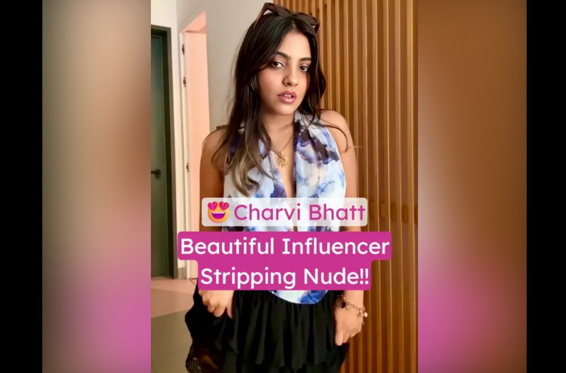 Charvi Bhatt Naked Leaked Stripping Showing Hot Boobs and Ass