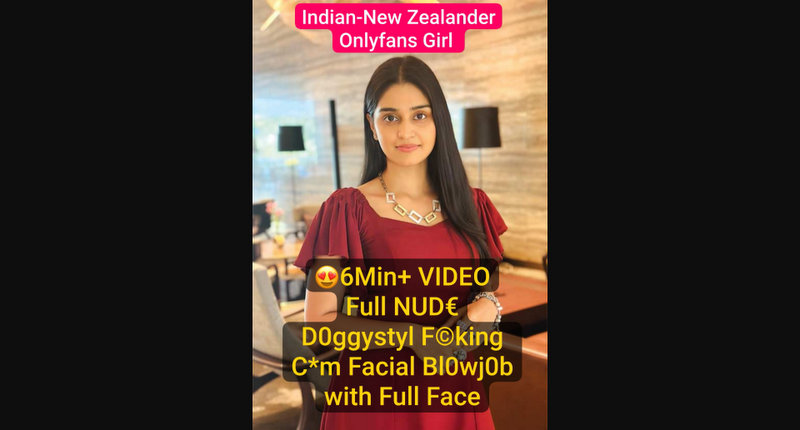 Beautiful Indian-New Zealander Onlyfans Girl Naked Doggystyle Hard Sex & Blowjob Facial