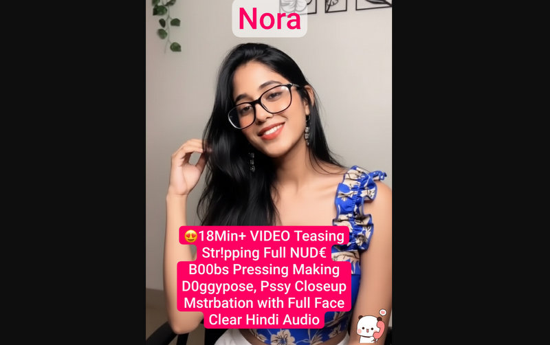 NORA Aka KIARA Famous Instagram Model Naked Leaked Stripping Pressing Boobs & Black Pussy Masturbation with Full Face On Live Tango