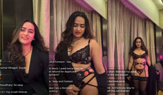 DIVYA MISTRY naked leaked pressing tits, Pouring Icecream on her big Boobs & ASS with Full Face