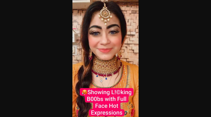 Famous Insta Influencer Motivational Speaker Naked Leaked Teasing & Licking Big Tits with Full Face On Chamet Live