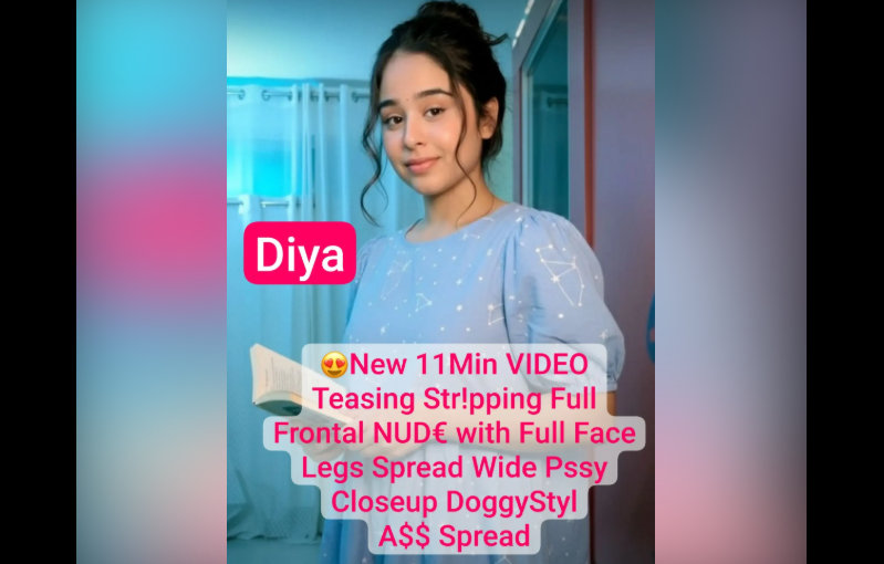 Diya Insta model naked Teasing boobs, spreading her pussy and ass on Live Tango