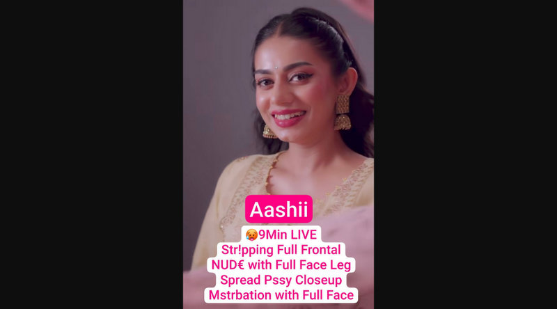 Horny Model AASHII Naked Viral Stripping Pressing Big Tits & Pussy Masturbation With Full Face On VIP LIVE