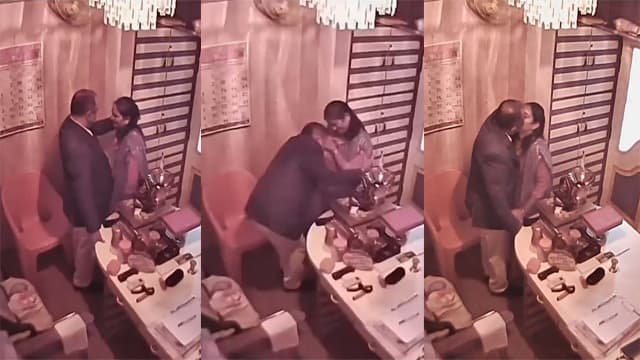 Astrologer Ashok Kharat Viral Leaked MMS Clip Blowjob & Fucking His Horny Married Clients In His Cabin Caught On Camera (Part-4)