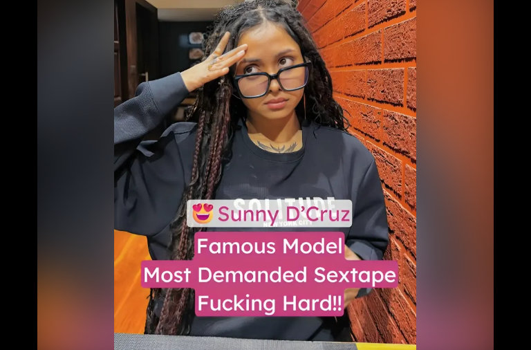 Instagram influencer Sunny D’Cruz naked leaked  tight wet pussy getting fucked