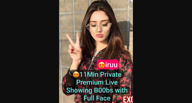 Cute IRUU Naked Most Exclusive Leaked Revealing her Tits & Nipples with Full Face On VIP Chamet Live