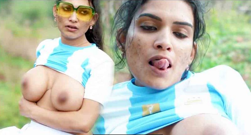 Resmi Nair Naked Leaked Trending Hard Blowjob & Fuck in Argentine outfit In Outdoor Video