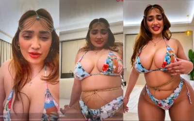 Aditi Mistry Naked Leaked Big Tits Insta Model Teasing in Hot Arabian Girl Outfit Clip – Part 1