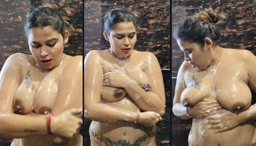 Preeti Puneet naked leaked new Hot wet Shower video