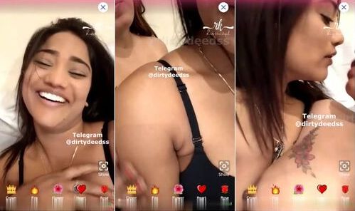 Ruks Khandagale naked leaked Hot Lesbian kissing & boobs sucking PREMIUM Live