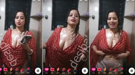 Hot Tango Bhabhi Naked Leaked Wet Big Tits Revealing On Live