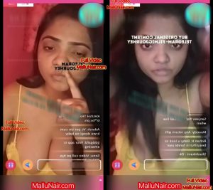 Bharti jha hot showing huge cleavage on premium live video