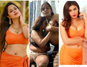 Ritu Rai With Leena Singh Naked Leaked Lesbian Topless Teasing On Paid Live
