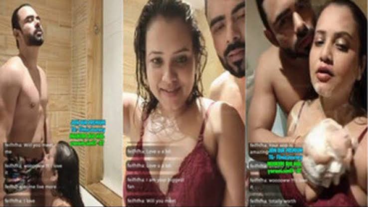 Actress Priya Gamre naked leaked Getting Dirty and blowjob in shower on Live